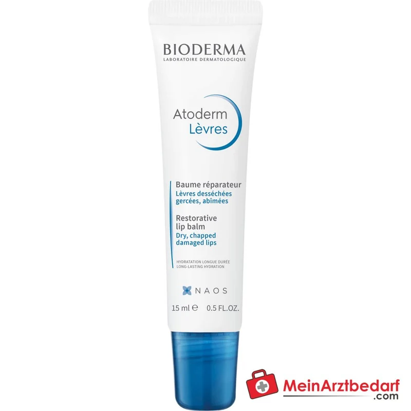 Bioderma Atoderm Levres Baume Lippen-Pflegebalsam, 15 ml