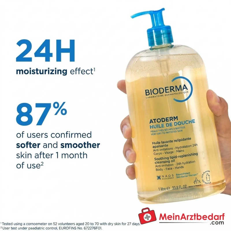 Bioderma Atoderm Huile de douche Duschöl, 1.000 ml