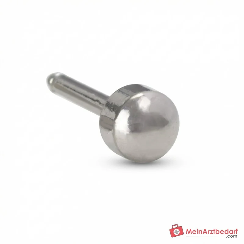 Blomdahl Erstohrstecker Plain Titan natur, 4 mm, 10 Stk.
