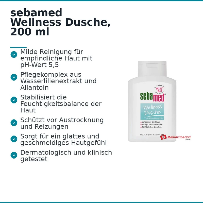 sebamed Wellness Dusche, 200 ml