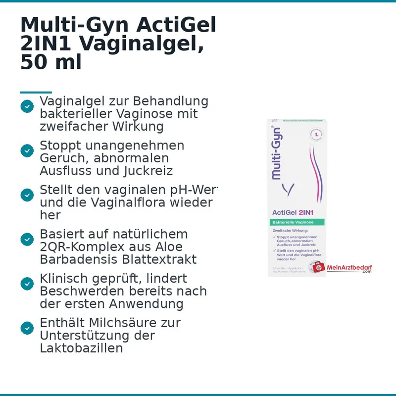 Multi-Gyn ActiGel 2IN1 Vaginalgel, 50 ml