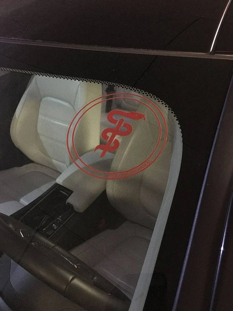 Aesculaap sticker voor verloskundigen