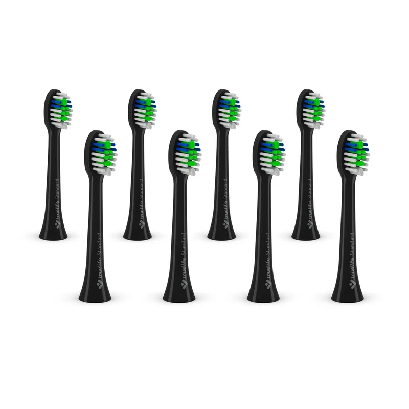 Truelife SonicBrush Compact-series heads Standard black 8 pack