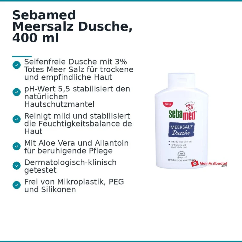 Sebamed Meersalz Dusche, 400 ml