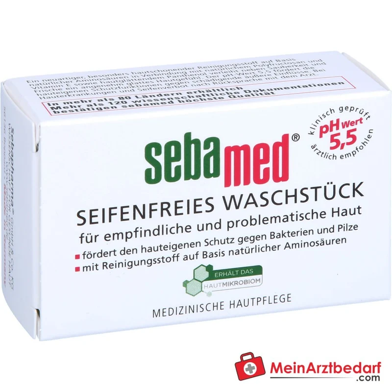 sebamed Seifenfreies Waschstück, 50 g