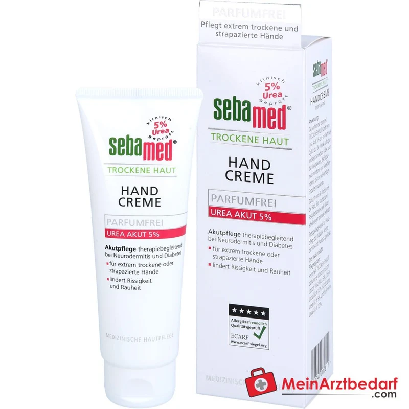 sebamed Trockene Haut Handcreme Urea 5% Parfumfrei, 75 ml