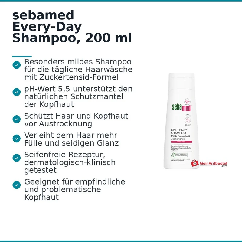 sebamed Every-Day Shampoo, 200 ml