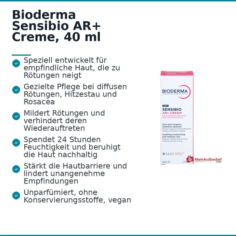 Bioderma Sensibio AR+ Creme, 40 ml