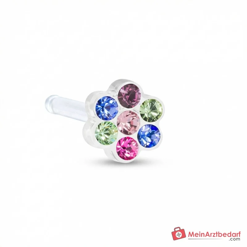 Blomdahl Erstohrstecker Daisy Kunststoff Fantasy, 5 mm, 10 Stk.