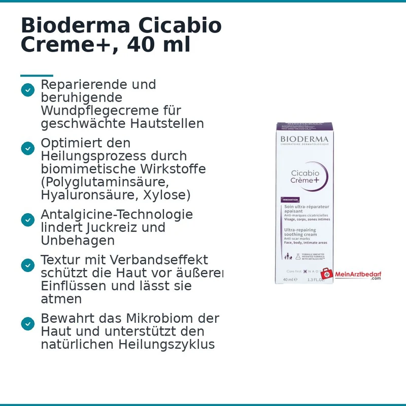 Bioderma Cicabio Creme+, 40 ml