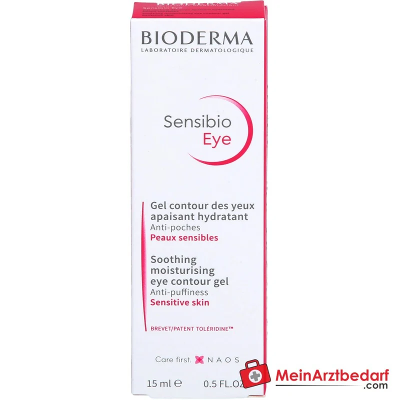 Bioderma Sensibio Eye Augenpflege Gel, 15 ml