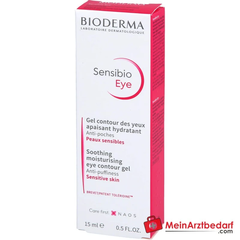 Bioderma Sensibio Eye Augenpflege Gel, 15 ml