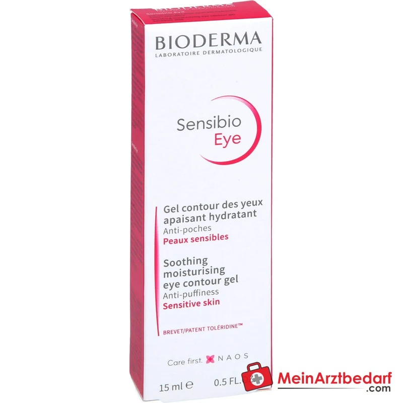 Bioderma Sensibio Eye Augenpflege Gel, 15 ml