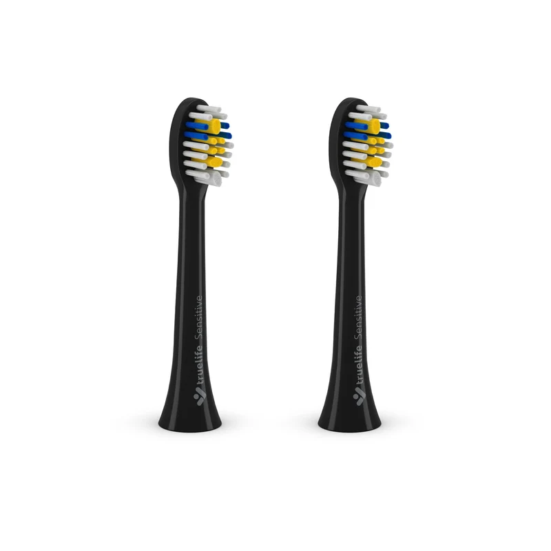 Truelife SonicBrush Compact-series heads Sensitive black 2 pack