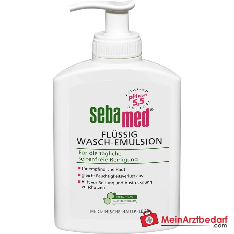 sebamed Flüssig Wasch-Emulsion mit Spender, 200 ml