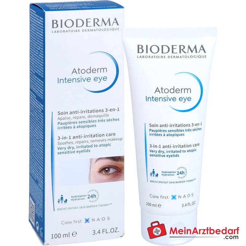 Bioderma Atoderm Intensive Eye 3-in-1 Augenpflege, 100 ml