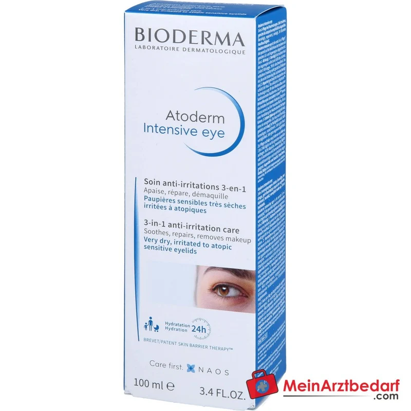 Bioderma Atoderm Intensive Eye 3-in-1 Augenpflege, 100 ml