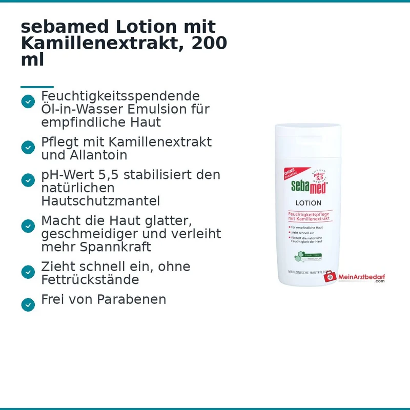 sebamed Lotion mit Kamillenextrakt, 200 ml