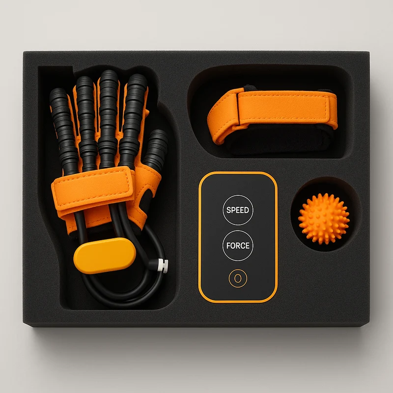 Mühelose Bewegung Automatische Handtrainer-Handschuhe