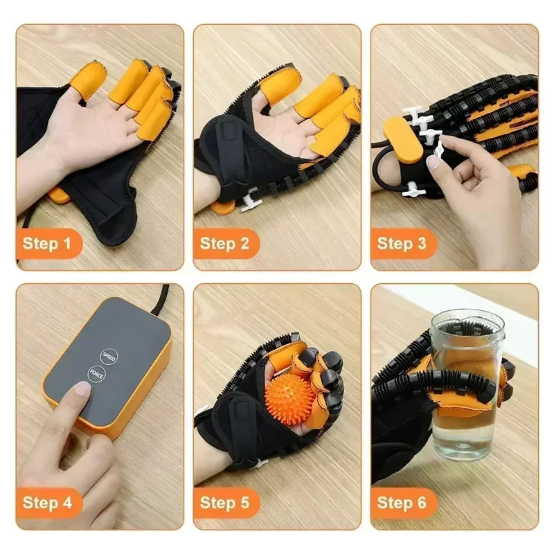 Mühelose Bewegung Automatische Handtrainer-Handschuhe