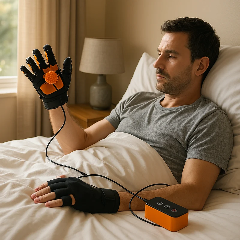 Mühelose Bewegung Automatische Handtrainer-Handschuhe