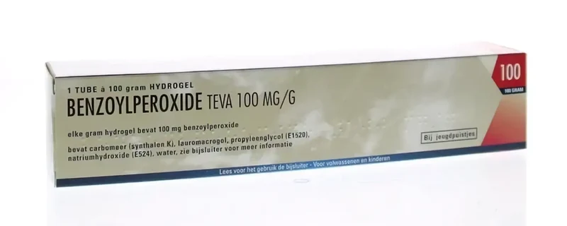 Pharmachemie Benzoylperoxide 10% - 100 gram