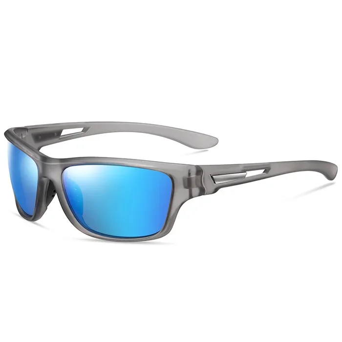 Polarisierte Sport-Sonnenbrillen für Herren zum Angeln – 2er-Pack + Kostenloses Augenstrainer-Band