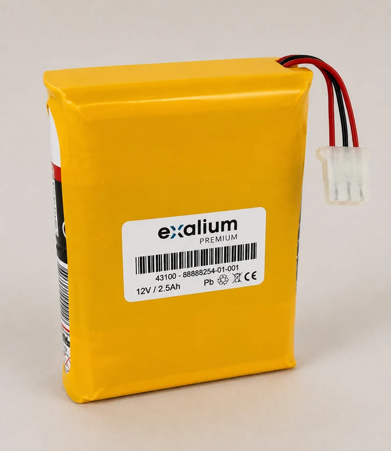 Batterie compatible pour défibrillateur Hewlett Packard 43100