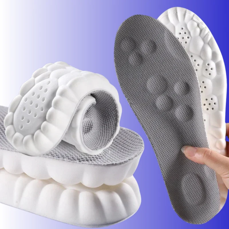Massageeinlagen mit stoßdämpfender Fußgewölbeunterstützung aus Mesh
