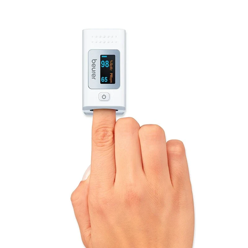 Vingerpulsoximeter, saturatiemeter, oximeter Beurer PO35
