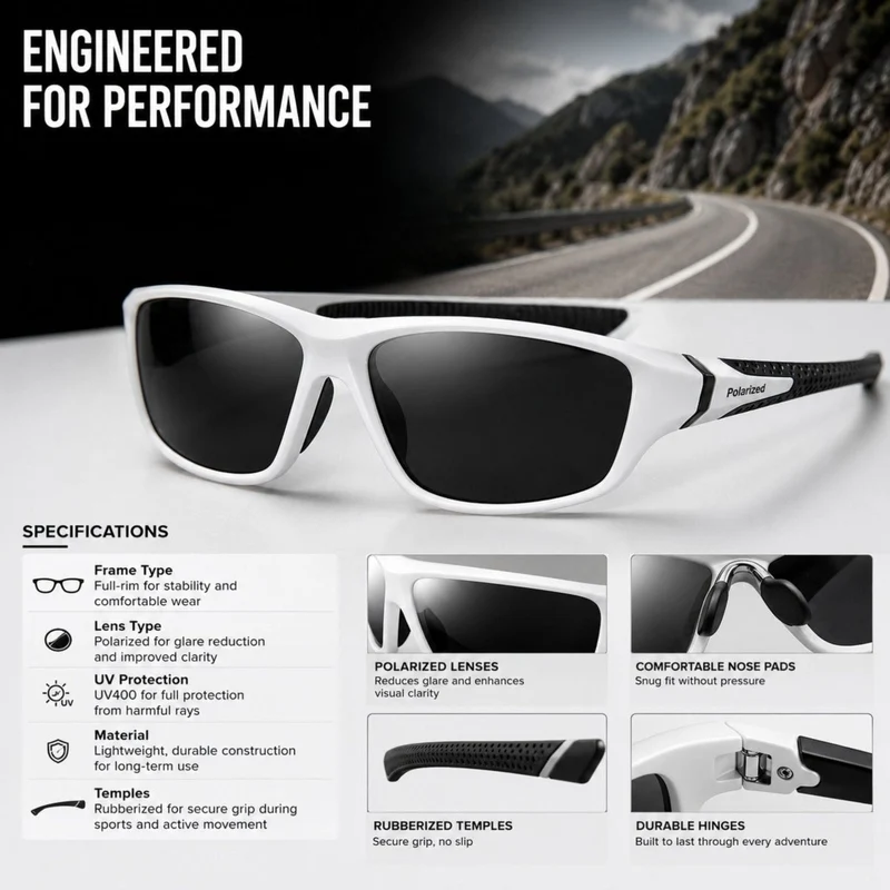 BERGWIND – Polarisierte Sportbrille