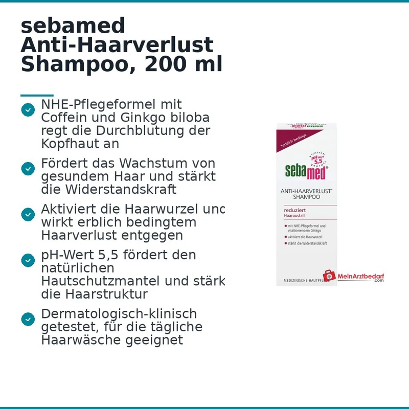 sebamed Anti-Haarverlust Shampoo, 200 ml