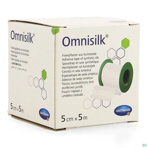 Omnisilk 5 cm x 5 m zonder klemring 1 stuk 900432