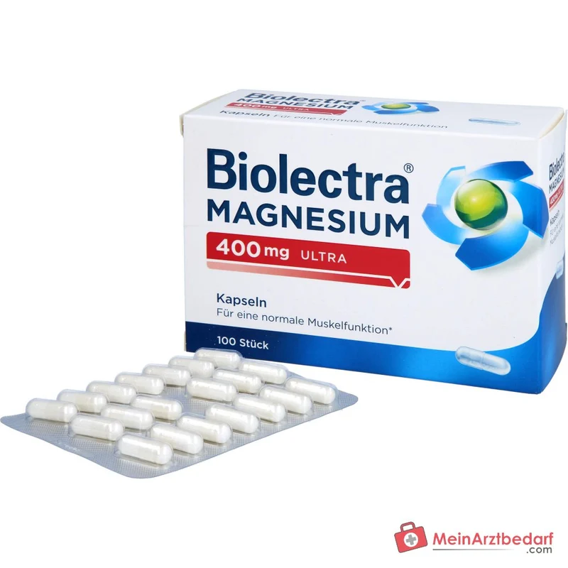 Biolectra Magnesium 400 mg ultra Kapseln, 100 St.