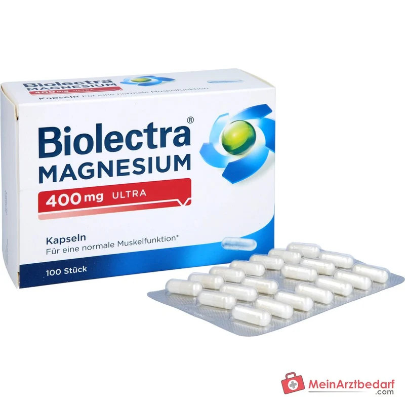 Biolectra Magnesium 400 mg ultra Kapseln, 100 St.