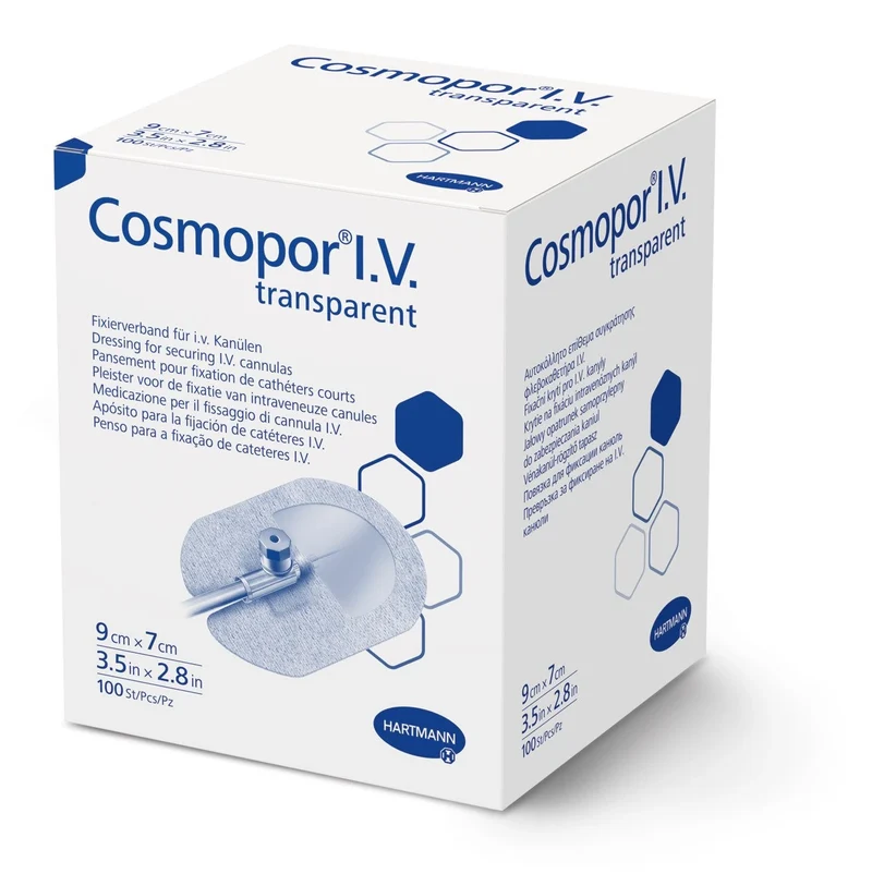 Infuuspleister Cosmopor transparant 9 x 7 cm 100 stuks