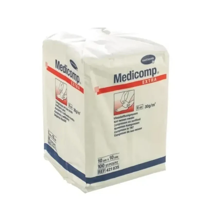 Medicomp Extra - 6 lagen 10x10CM - 100 stuks