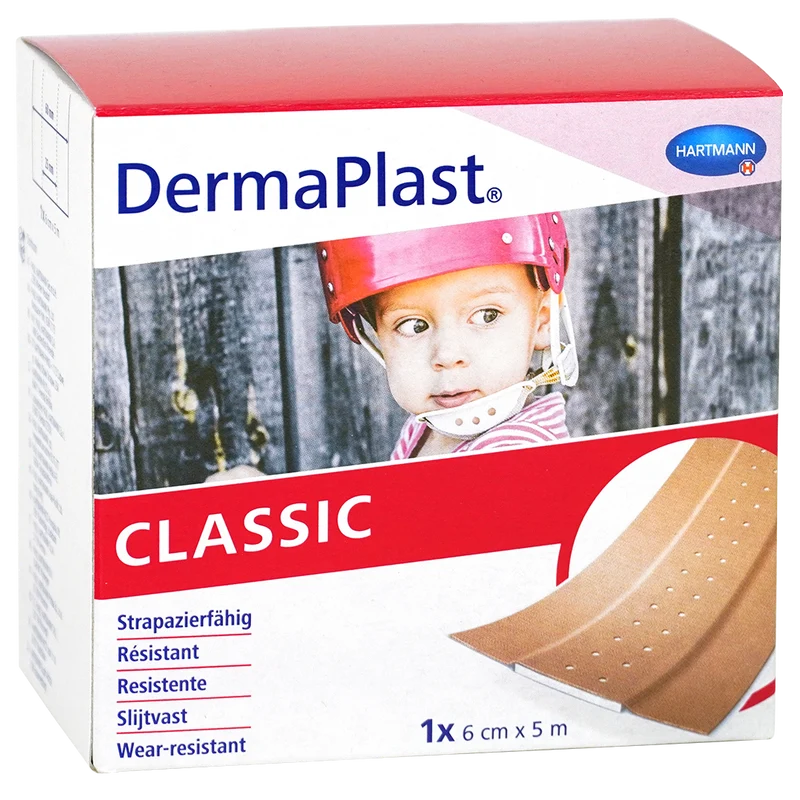 Dermaplast Classic pleister 6 cm x 5 meter