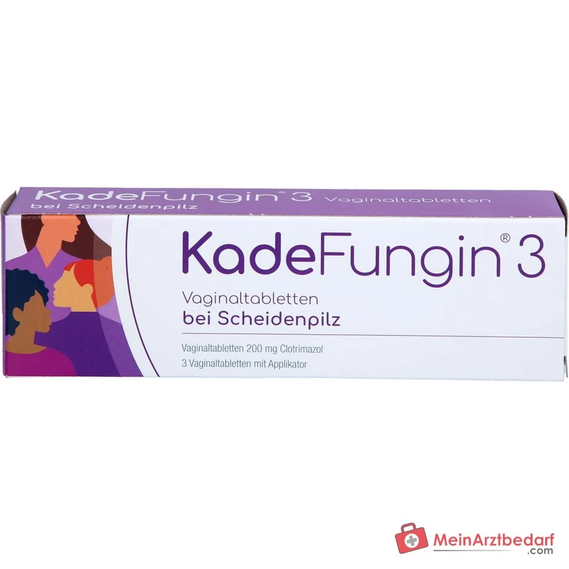 KadeFungin 3 Clotrimazol Vaginaltabletten, 3 St., 3 Stück