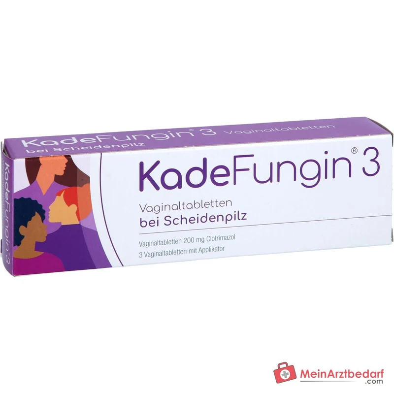 KadeFungin 3 Clotrimazol Vaginaltabletten, 3 St., 3 Stück