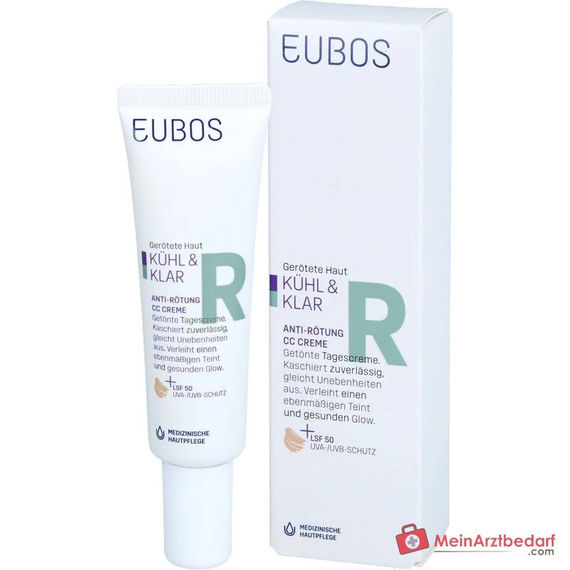 Eubos Kühl und Klar Anti-Rötung CC-Creme LSF 50, 30 ml