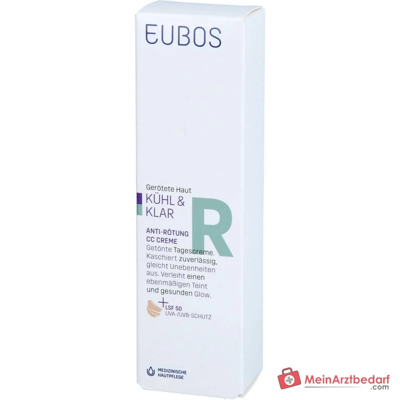 Eubos Kühl und Klar Anti-Rötung CC-Creme LSF 50, 30 ml