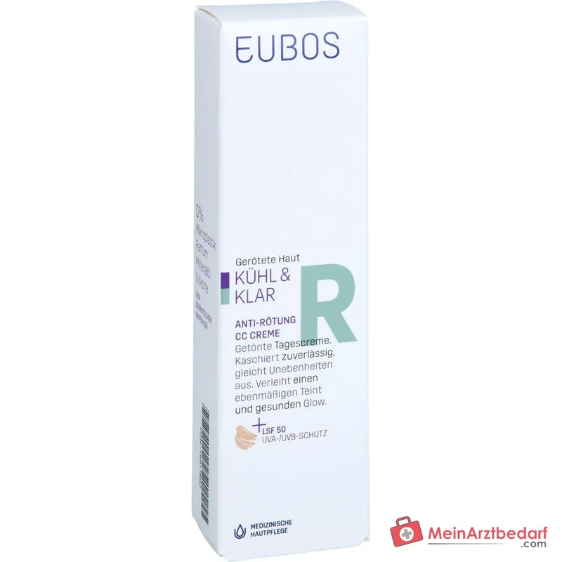 Eubos Kühl und Klar Anti-Rötung CC-Creme LSF 50, 30 ml