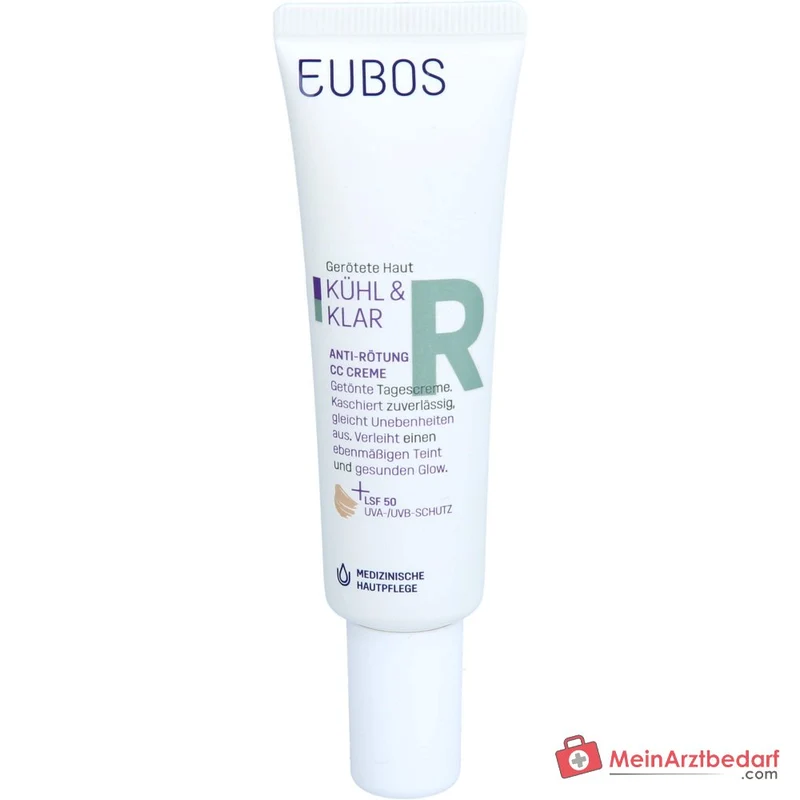Eubos Kühl und Klar Anti-Rötung CC-Creme LSF 50, 30 ml