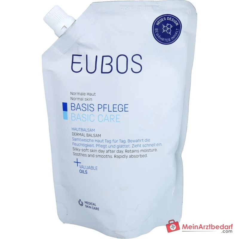 Eubos Hautbalsam Panthenol / Allantoin / Vitamin E / Jojobaöl Balsam Nachfüllbeutel, 400 ml