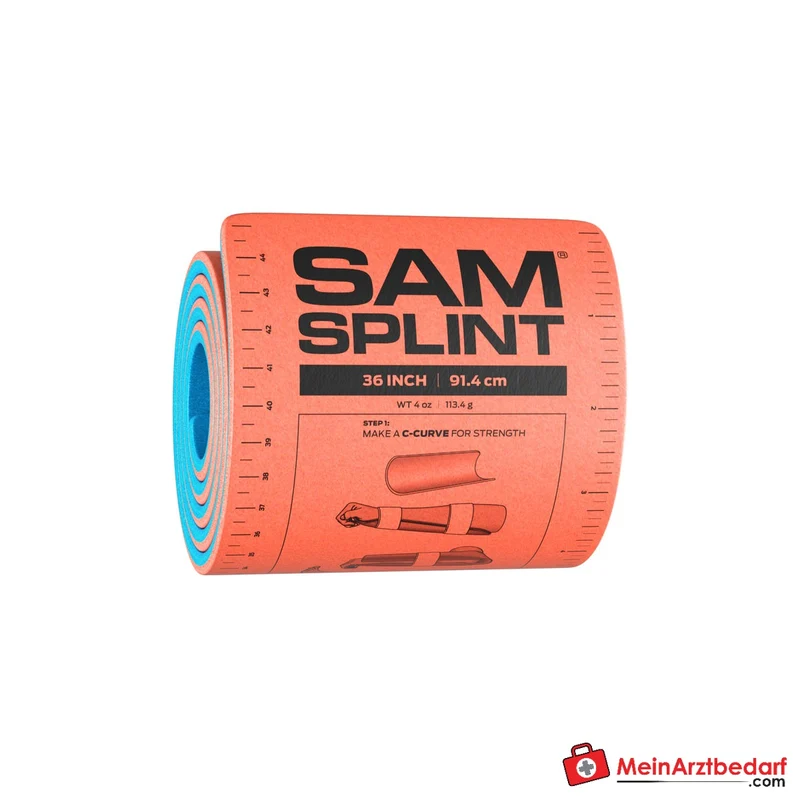 SAM SPLINT Universalschiene gerollt, 91 x 11 cm