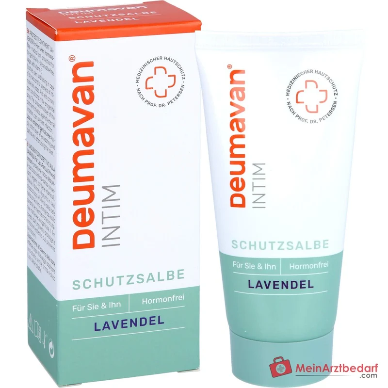 Deumavan Schutzsalbe mit Lavendel Paraffinum Liquidum / Petrolatum / Paraffin / Tocopheryl Acetate / Lavandula Angustifolia Oil Fettsalbe, 50 ml