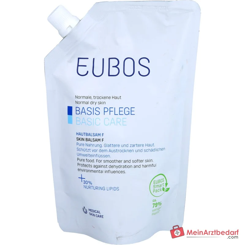 Eubos Hautbalsam F Jojoba / Mandelöl / Glycerol Lotion Nachfüllbeutel, 400 ml