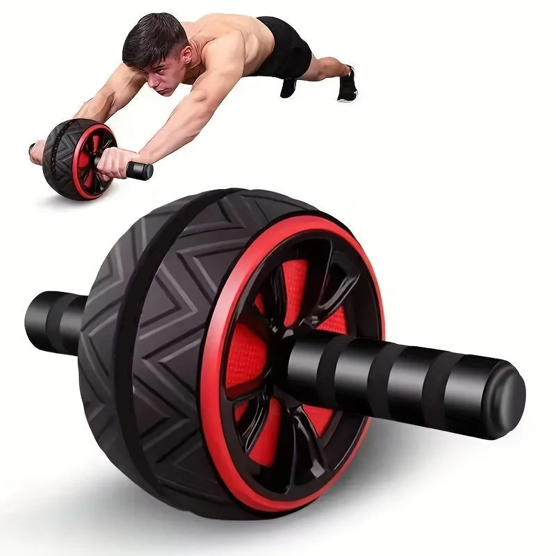 ABSTEEL ROLLER – Trainingsrad aus Edelstahl für stabile Abdominalübungen zu Hause
