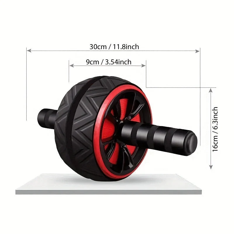 ABSTEEL ROLLER – Trainingsrad aus Edelstahl für stabile Abdominalübungen zu Hause
